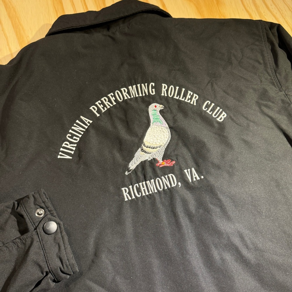 Tri-Mountain Men's Virginia Performing Roller Club Pigeon Embroidered Jacket XL